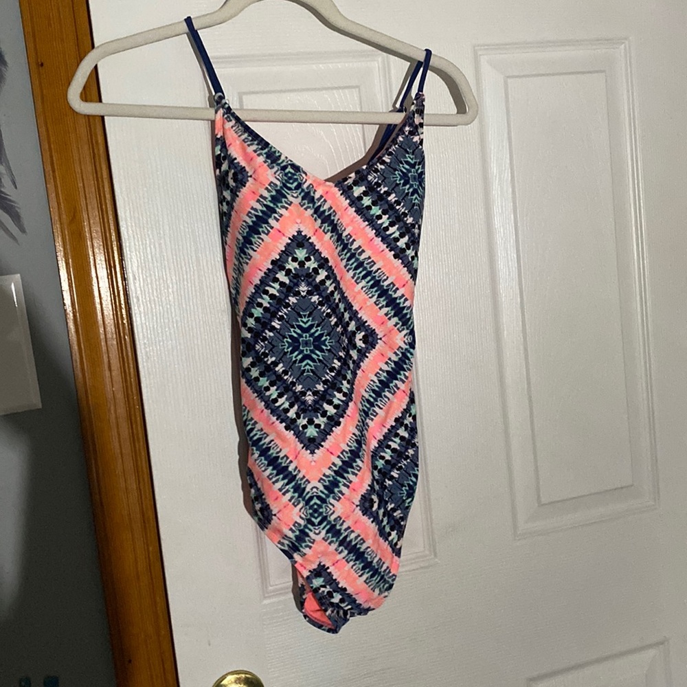 Open Back One Piece Swim Suit